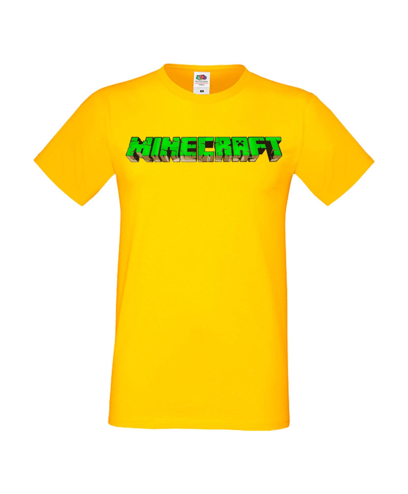 Мъжка тениска Minecraft Logo 1