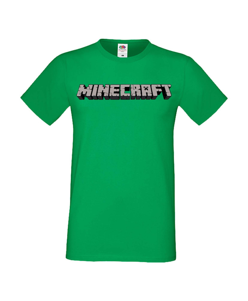 Мъжка тениска Minecraft Logo 2