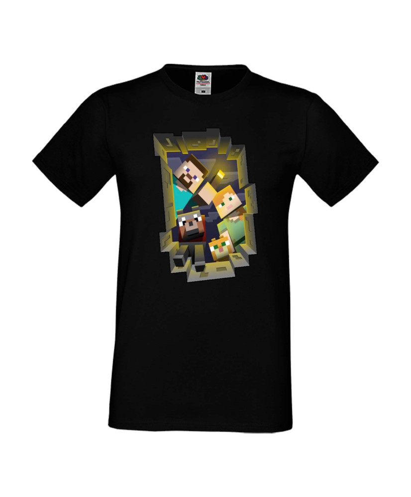 Мъжка тениска Minecraft Search Party