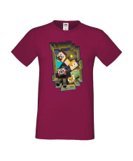 Мъжка тениска Minecraft Search Party