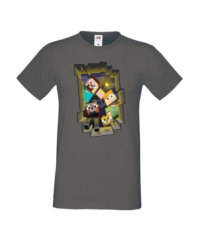 Мъжка тениска Minecraft Search Party