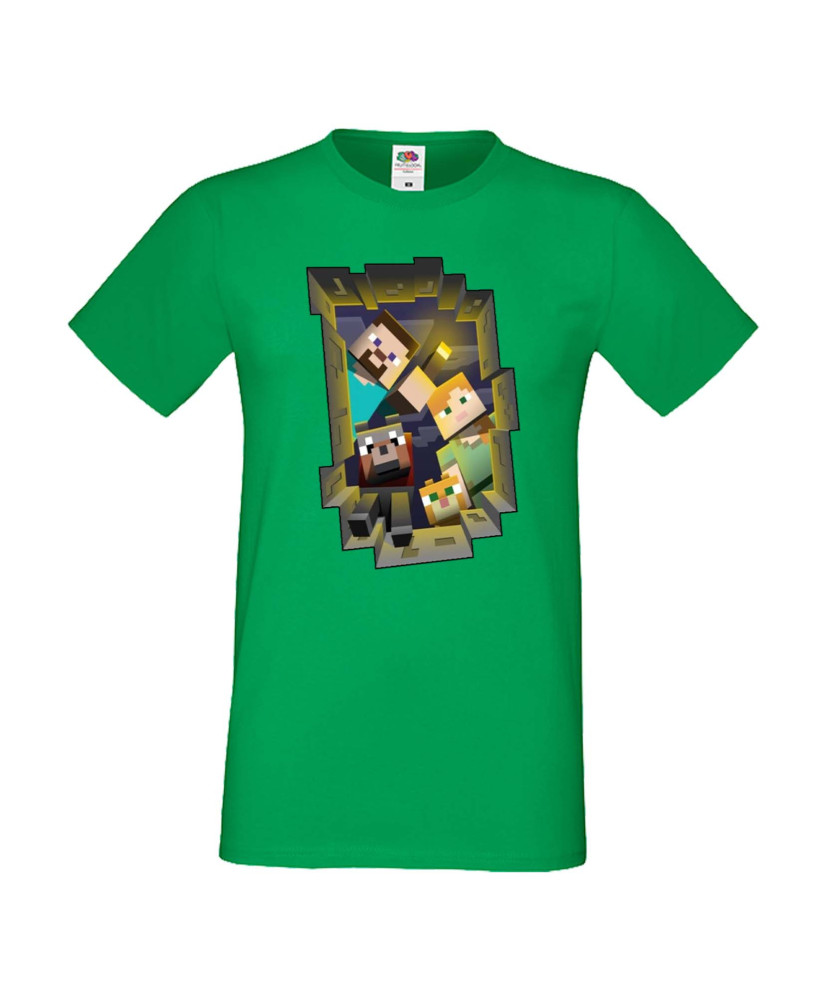 Мъжка тениска Minecraft Search Party