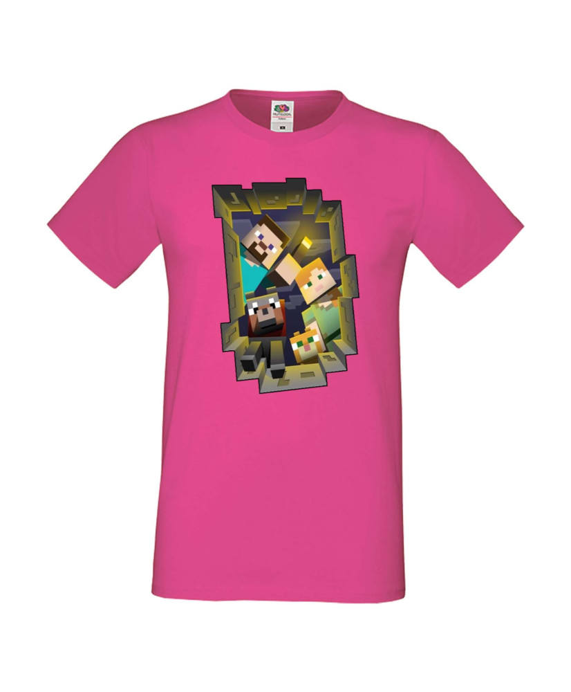 Мъжка тениска Minecraft Search Party