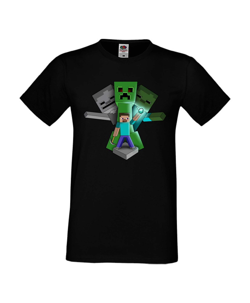 Мъжка тениска Minecraft Diamonds