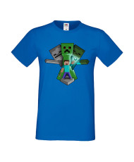 Мъжка тениска Minecraft Diamonds