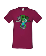 Мъжка тениска Minecraft Diamonds