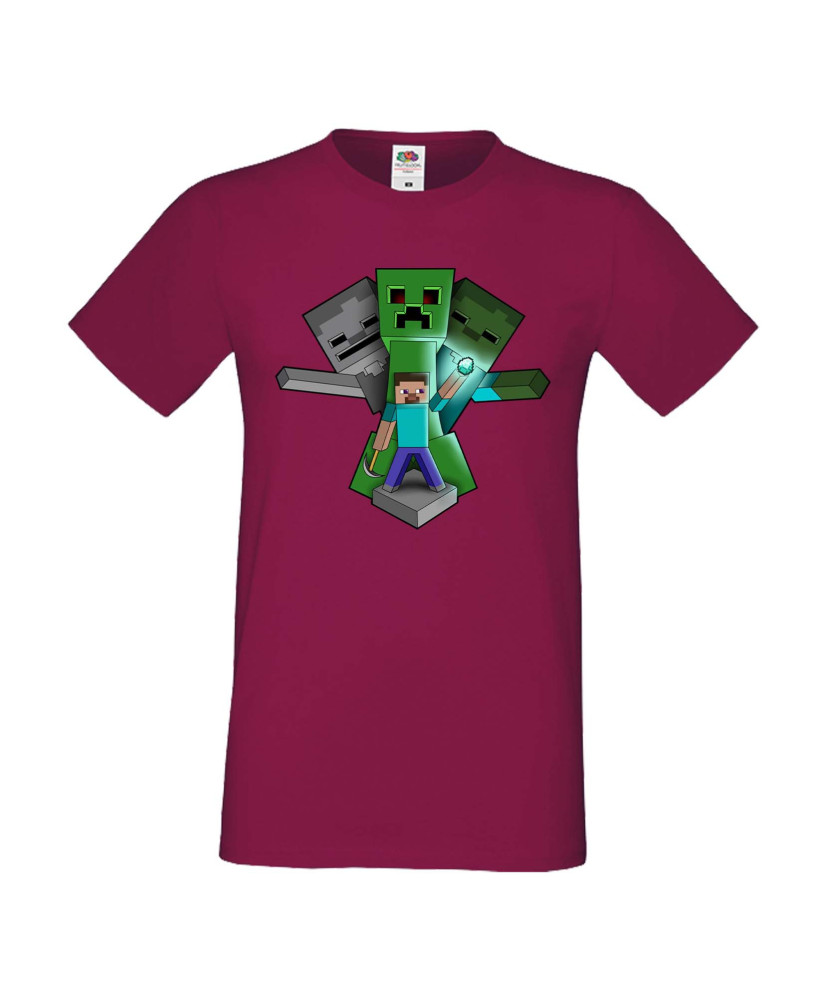 Мъжка тениска Minecraft Diamonds