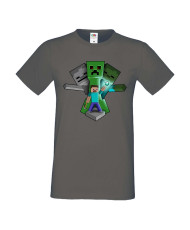 Мъжка тениска Minecraft Diamonds