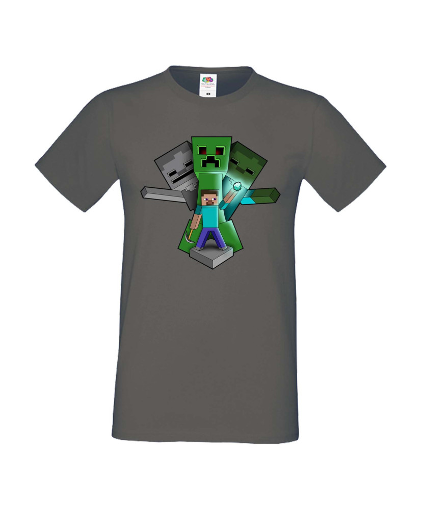 Мъжка тениска Minecraft Diamonds