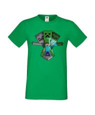 Мъжка тениска Minecraft Diamonds