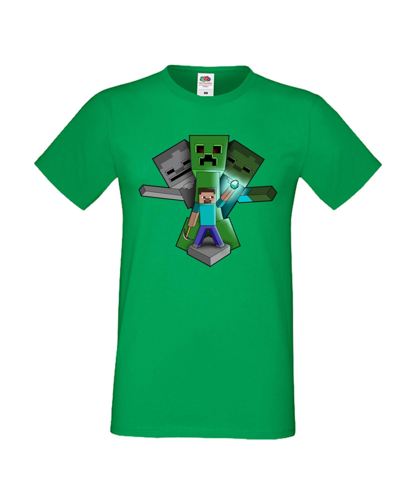 Мъжка тениска Minecraft Diamonds