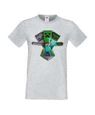 Мъжка тениска Minecraft Diamonds