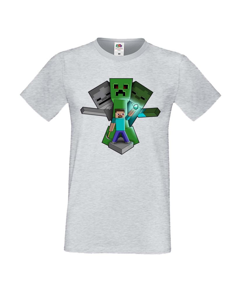 Мъжка тениска Minecraft Diamonds