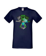 Мъжка тениска Minecraft Diamonds