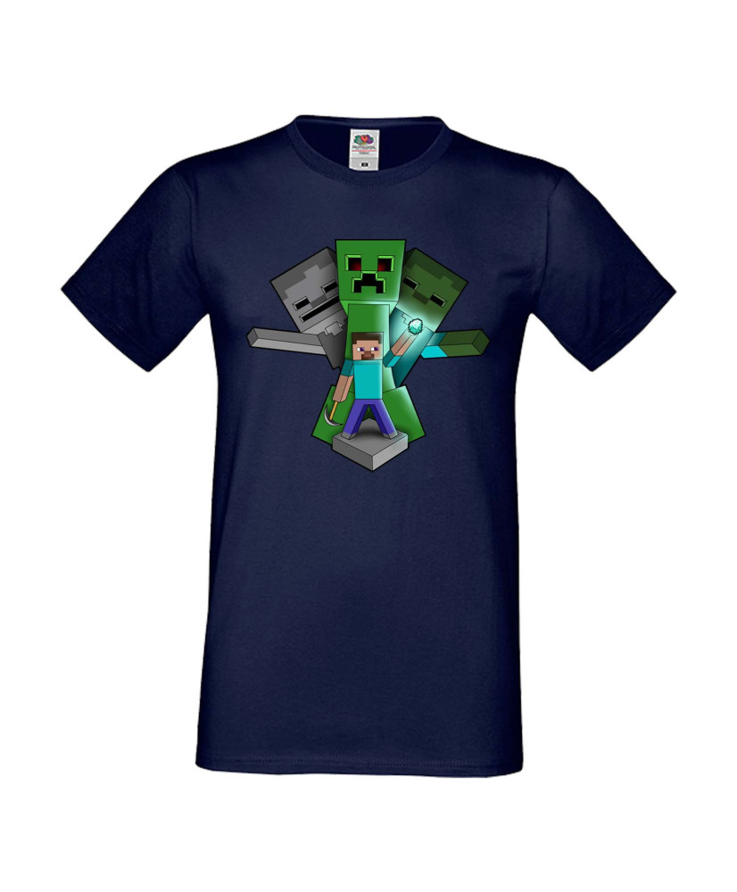 Мъжка тениска Minecraft Diamonds