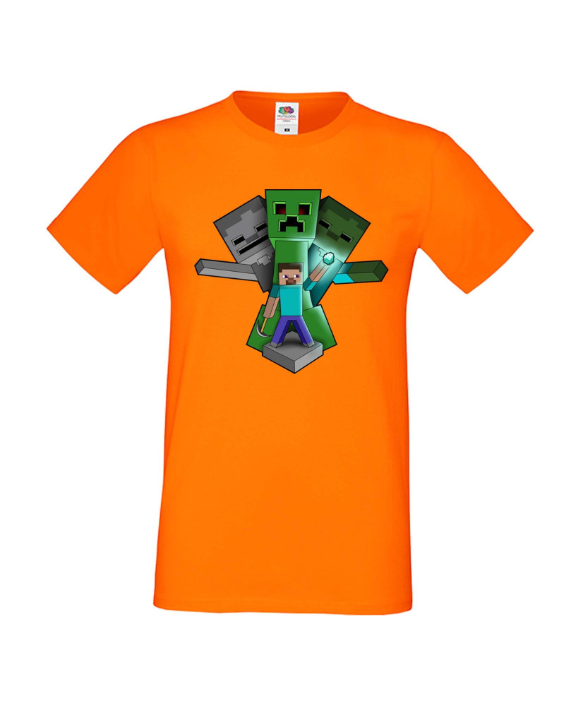 Мъжка тениска Minecraft Diamonds