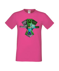 Мъжка тениска Minecraft Diamonds