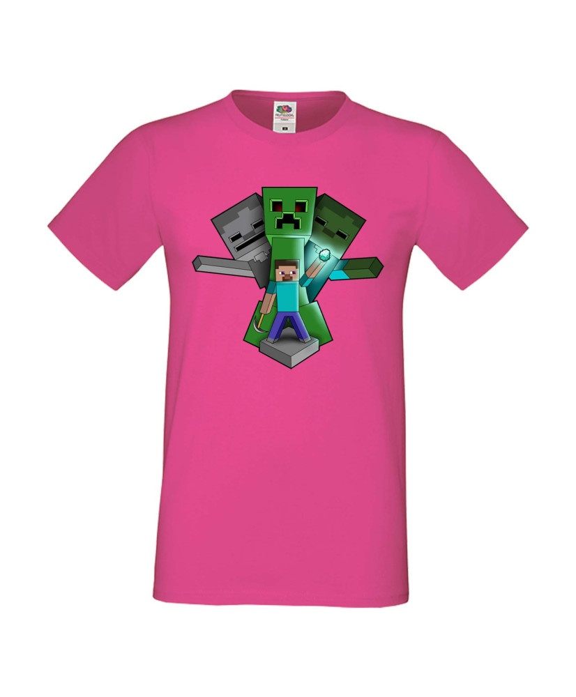 Мъжка тениска Minecraft Diamonds