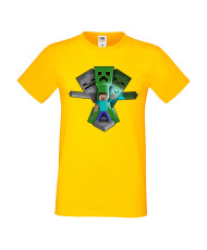 Мъжка тениска Minecraft Diamonds