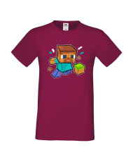 Мъжка тениска Minecraft Football