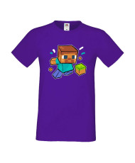 Мъжка тениска Minecraft Football