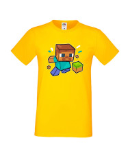 Мъжка тениска Minecraft Football