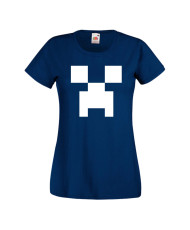 Дамска тениска Minecraft Creeper Face 1