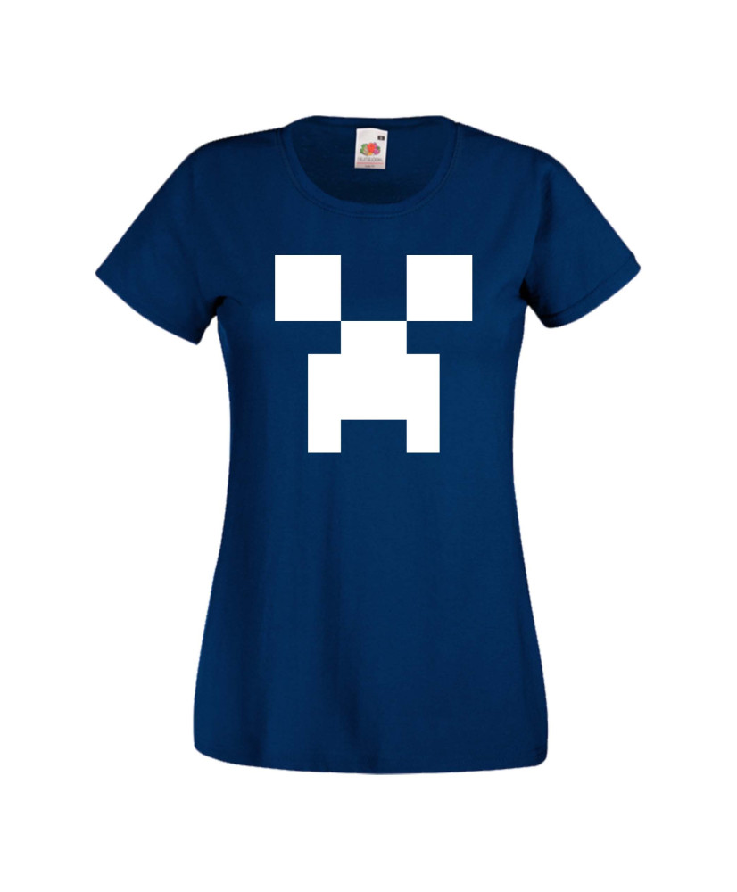 Дамска тениска Minecraft Creeper Face 1