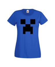 Дамска тениска Minecraft Creeper Face 1