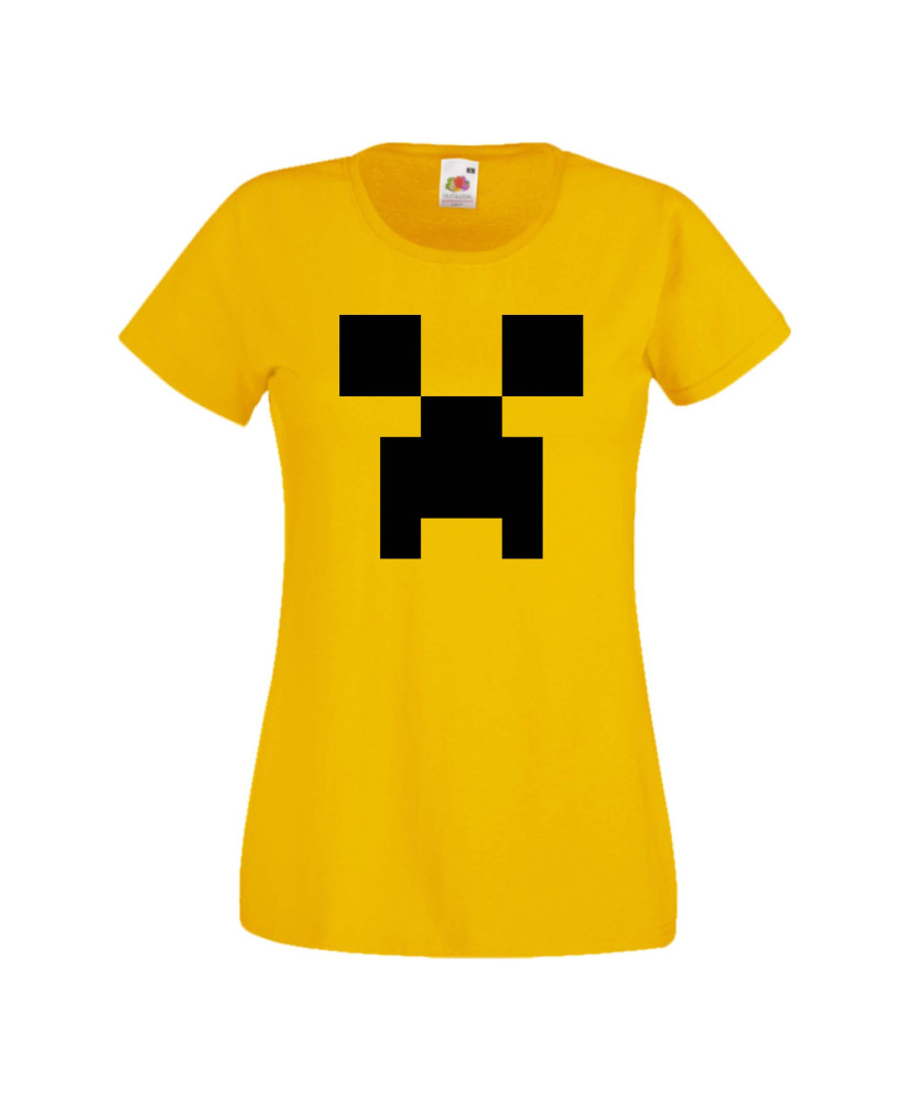 Дамска тениска Minecraft Creeper Face 1
