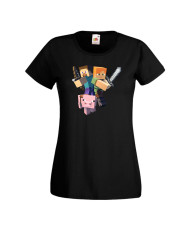 Дамска тениска Minecraft 2