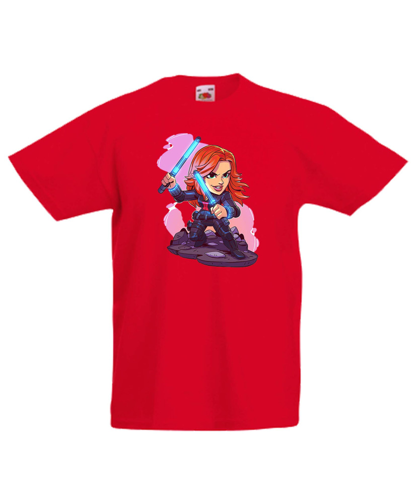 Детска тениска Marvel Black Widow Черната Вдовица