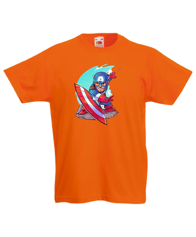 Детска тениска Marvel Captain America 1 Капитан Америка