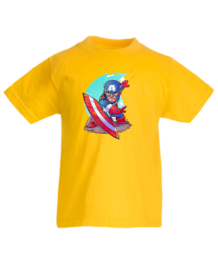 Детска тениска Marvel Captain America 1 Капитан Америка