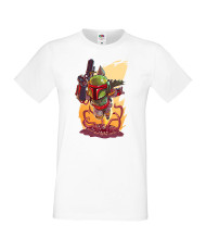 Мъжка тениска Star Wars Boba Fett Боба Фет