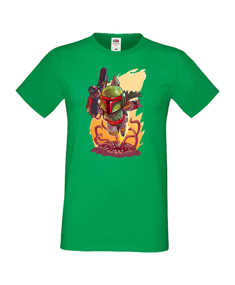 Мъжка тениска Star Wars Boba Fett Боба Фет