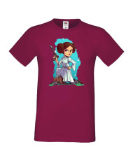 Мъжка тениска Star Wars Lea Принцеса Лея