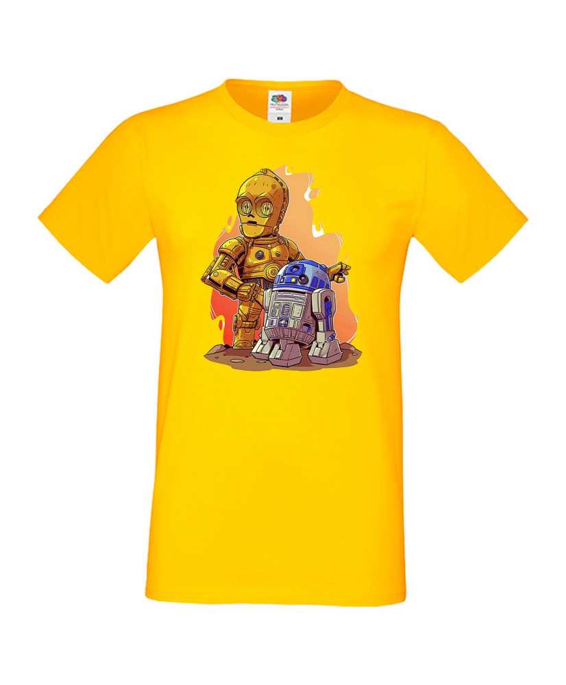 Мъжка тениска Star Wars R2-D2 & C3PO