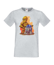 Мъжка тениска Star Wars R2-D2 & C3PO