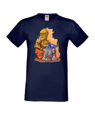 Мъжка тениска Star Wars R2-D2 & C3PO