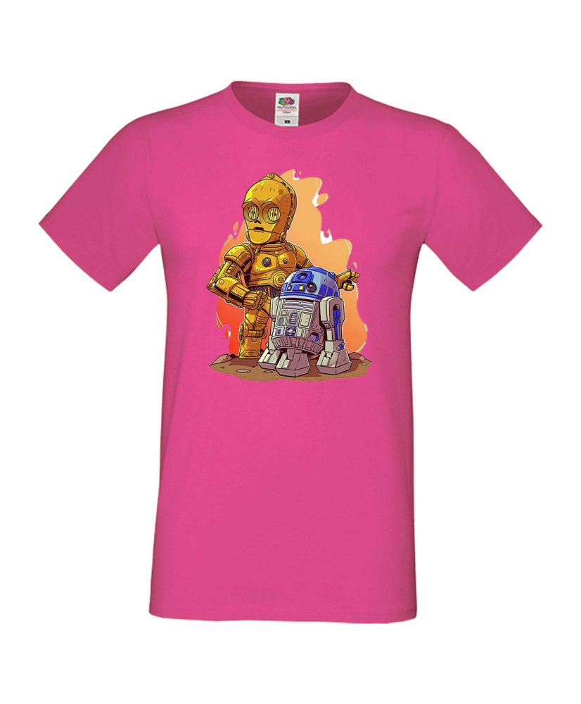 Мъжка тениска Star Wars R2-D2 & C3PO