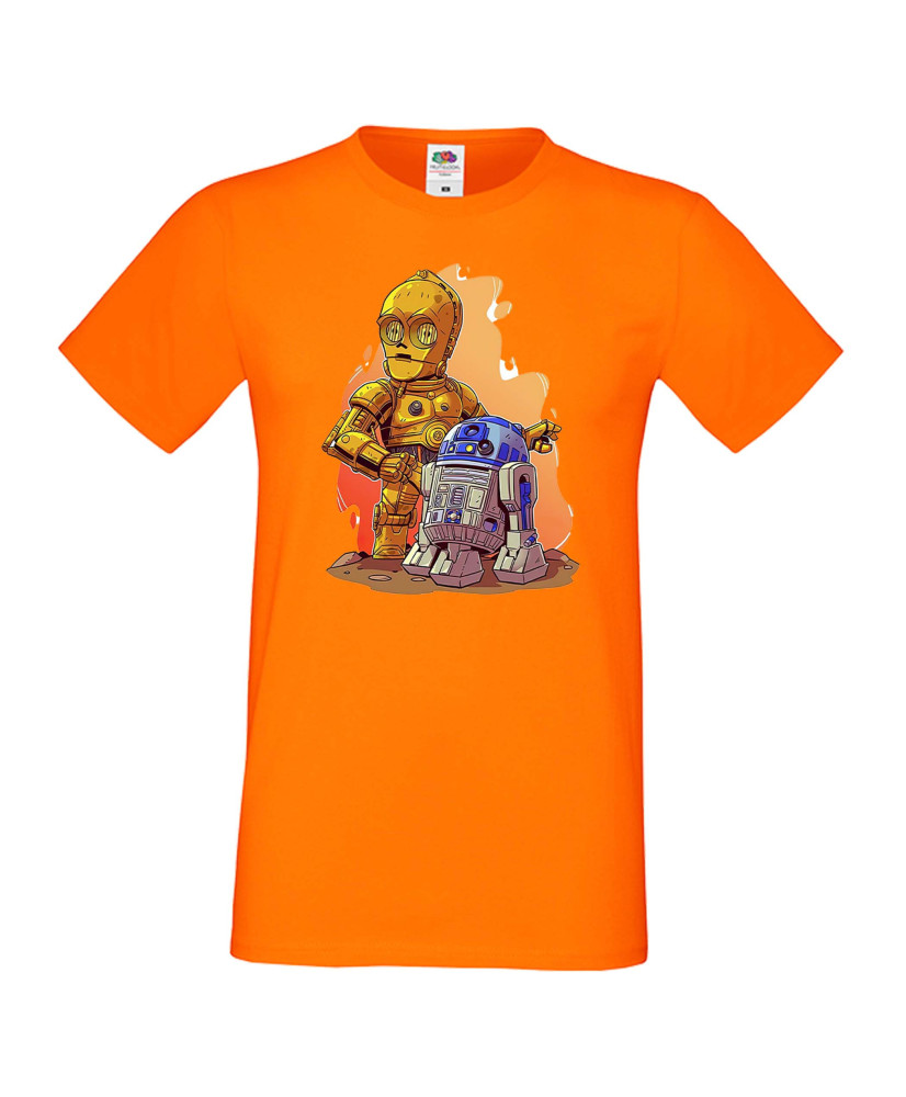 Мъжка тениска Star Wars R2-D2 & C3PO