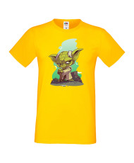 Мъжка тениска Star Wars Yoda Мастър Йода
