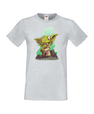 Мъжка тениска Star Wars Yoda Мастър Йода