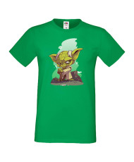 Мъжка тениска Star Wars Yoda Мастър Йода
