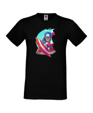 Мъжка тениска Marvel Captain America 1 Капитан Америка