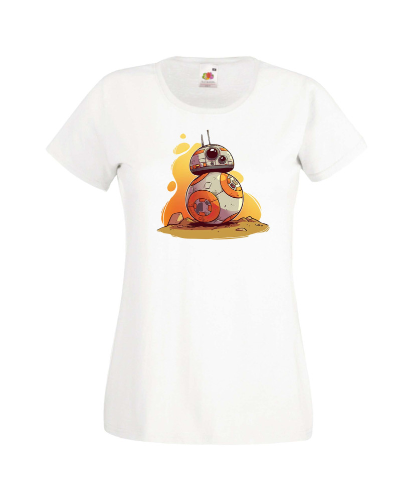 Дамска тениска Star Wars BB-8 Дамска тениска Star Wars BB-8