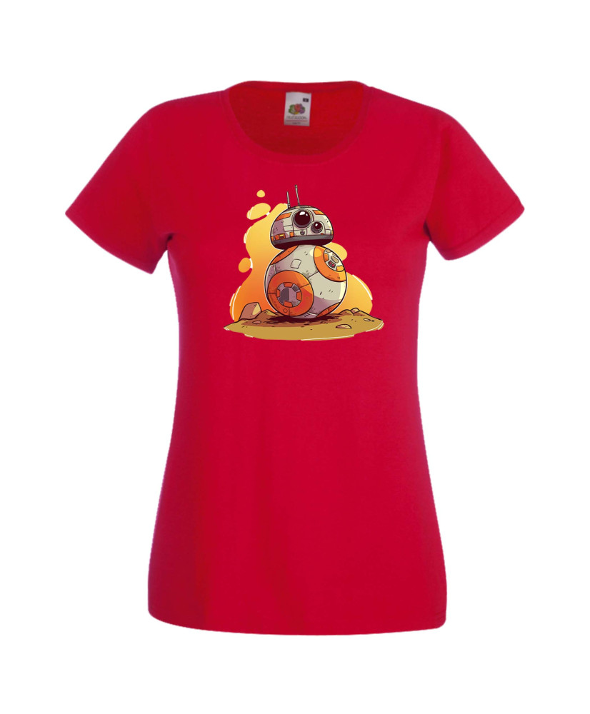 Дамска тениска Star Wars BB-8