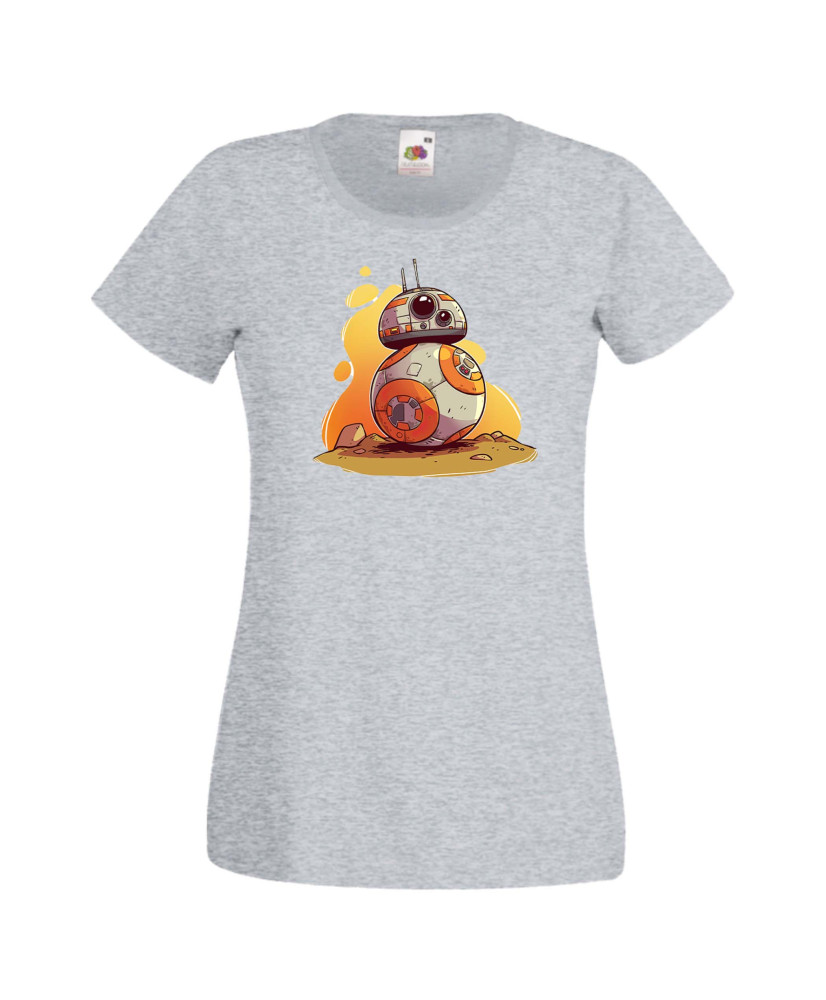 Дамска тениска Star Wars BB-8