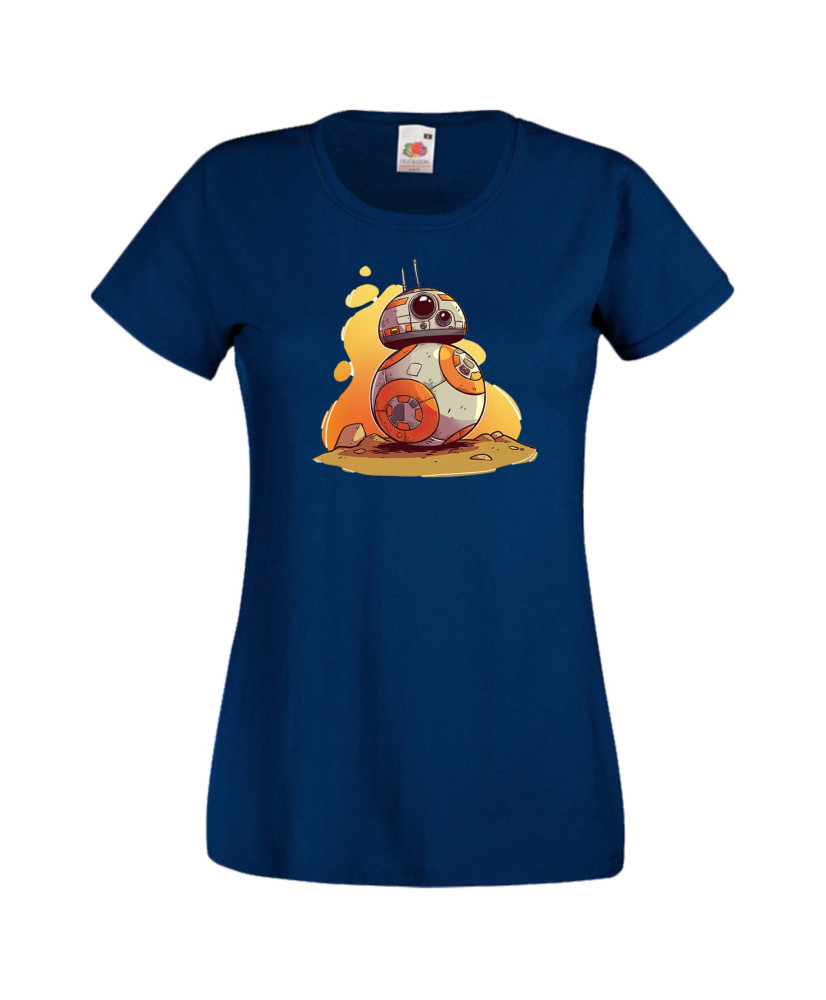 Дамска тениска Star Wars BB-8